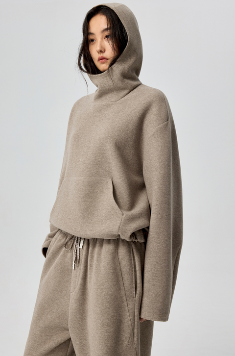 SIMPLE PROJECT FLEECE HOODIE