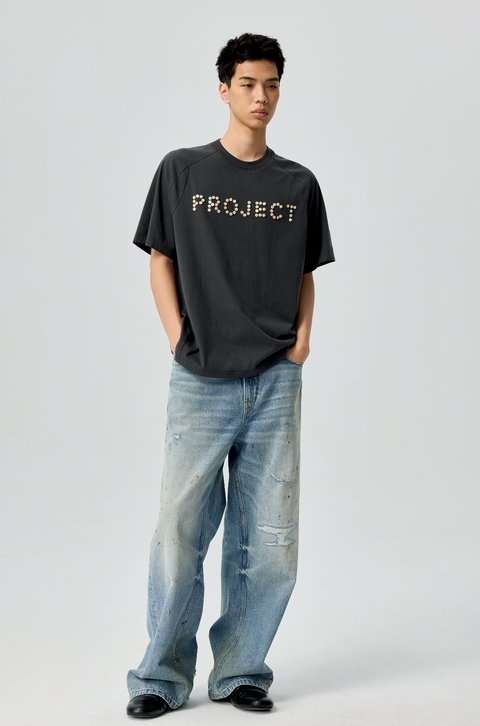 simple project デニム SIMPLE PROJECT DISTRESSED JEANS – Remold Lab