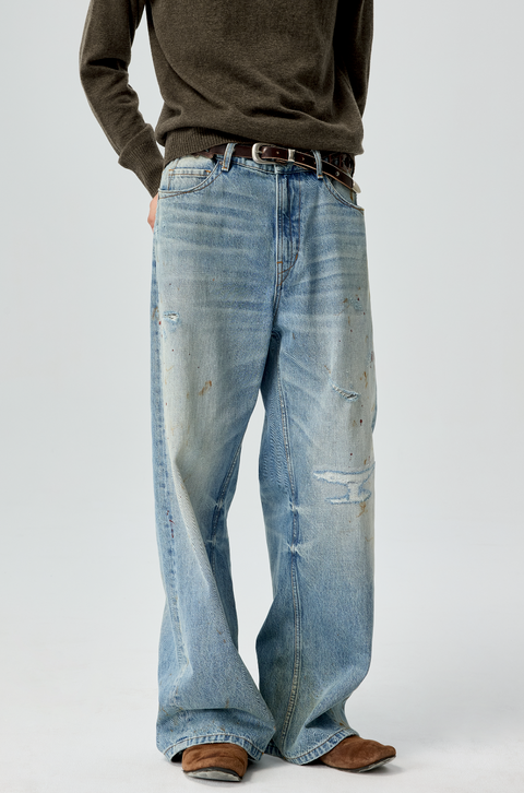 SIMPLE PROJECT DISTRESSED JEANS