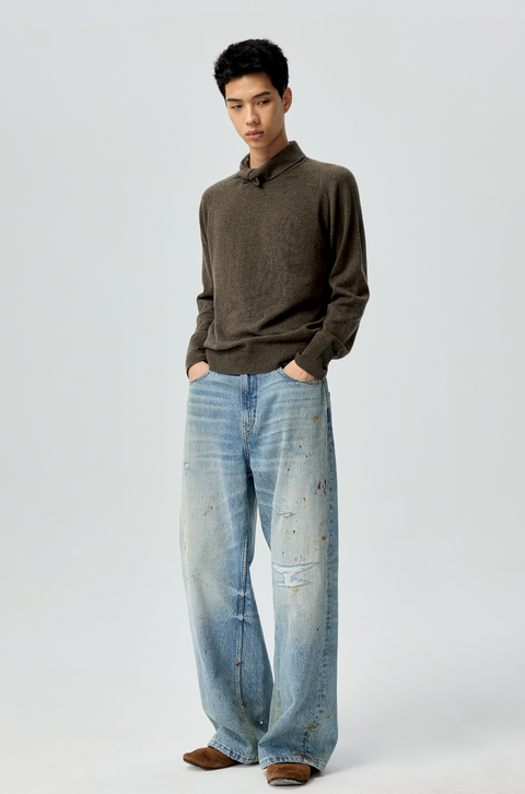 SIMPLE PROJECT DISTRESSED JEANS