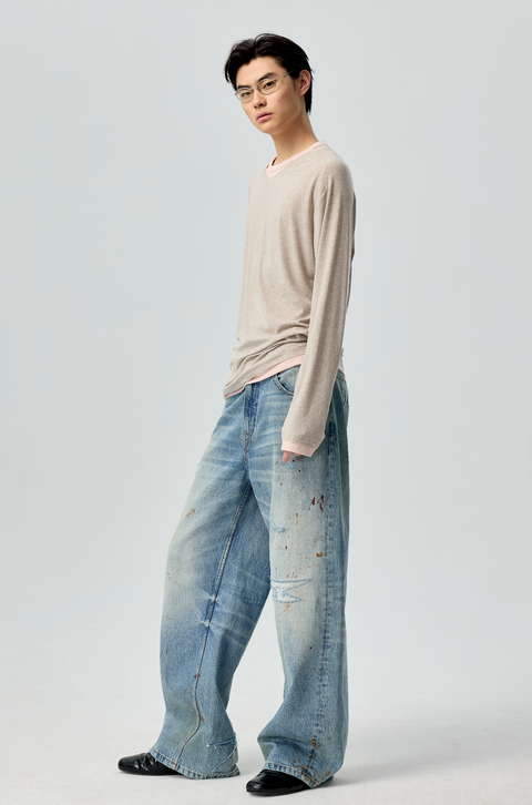 SIMPLE PROJECT DISTRESSED JEANS – Remold Lab