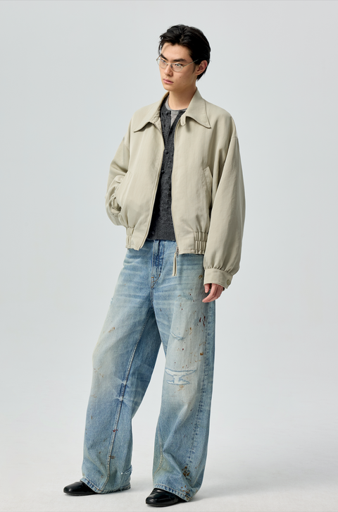 SIMPLE PROJECT NYLON JACKET