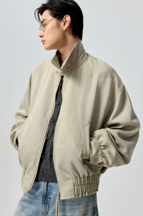 SIMPLE PROJECT NYLON JACKET