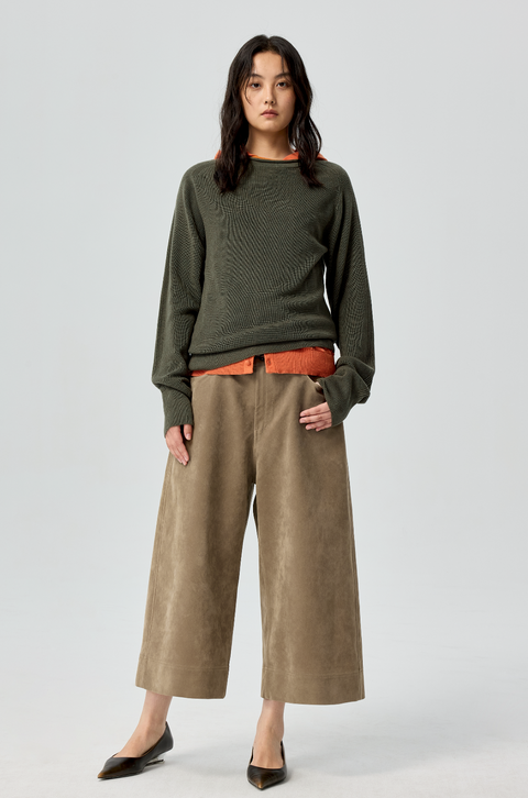 SIMPLE PROJECT SUEDE SHORTS