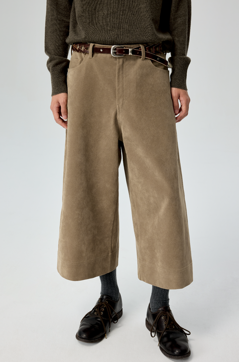 SIMPLE PROJECT SUEDE SHORTS