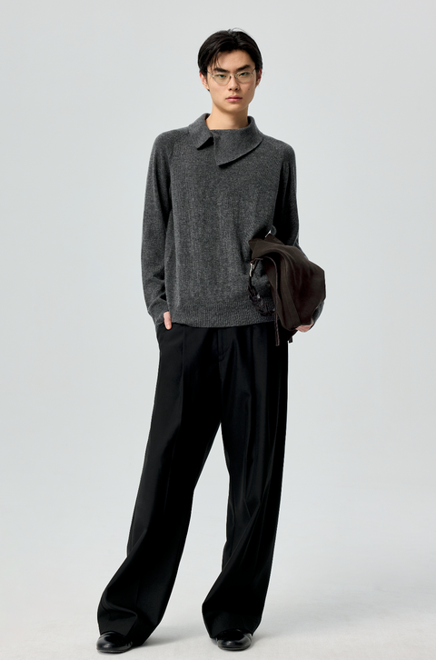 SIMPLE PROJECT BELTED SUEDE TOTE