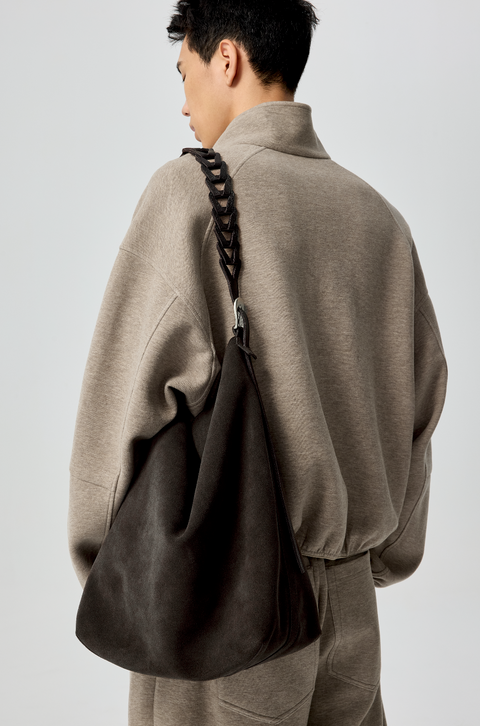 バッグ simple project Wrinkled Bag carbon black Accessories – Remold Lab