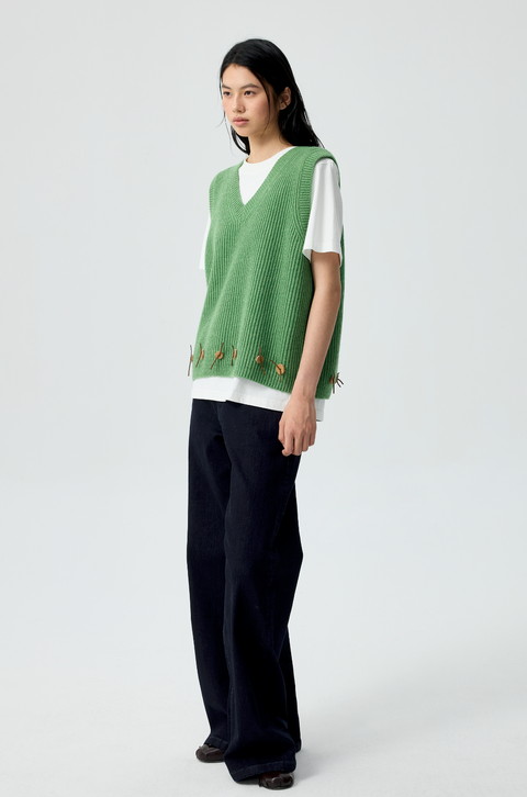 SIMPLE PROJECT BLUE STRAIGHT FIT JEANS