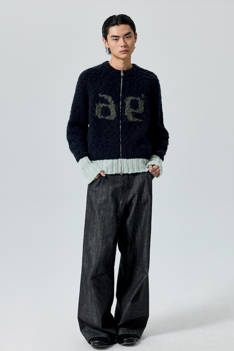 SIMPLE PROJECT SELVEDGE 3D-CUT JEANS