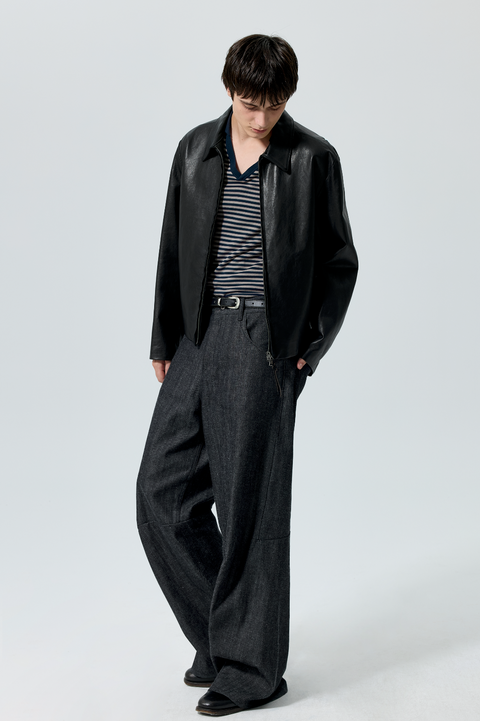 SIMPLE PROJECT SELVEDGE 3D-CUT JEANS