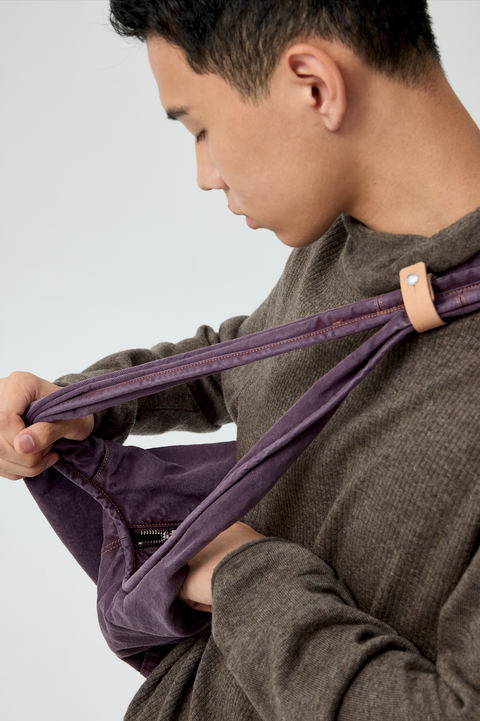 SIMPLE PROJECT GARMENT-DYED BAG