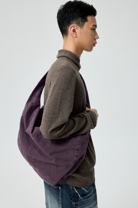 SIMPLE PROJECT GARMENT-DYED BAG