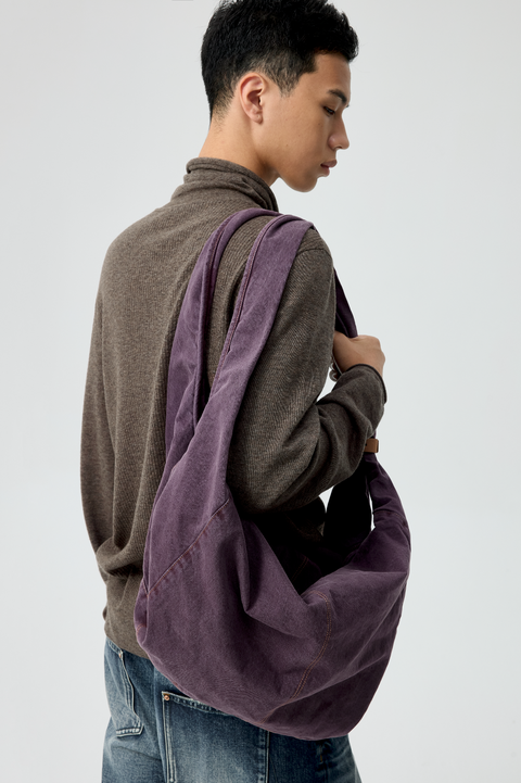 SIMPLE PROJECT GARMENT-DYED BAG