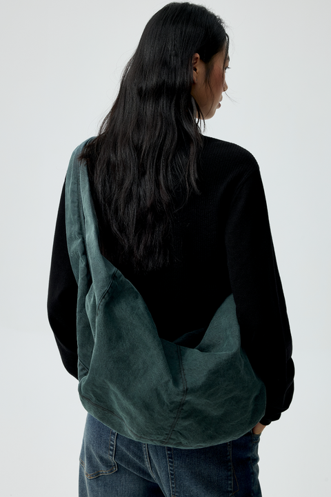 SIMPLE PROJECT GARMENT-DYED BAG