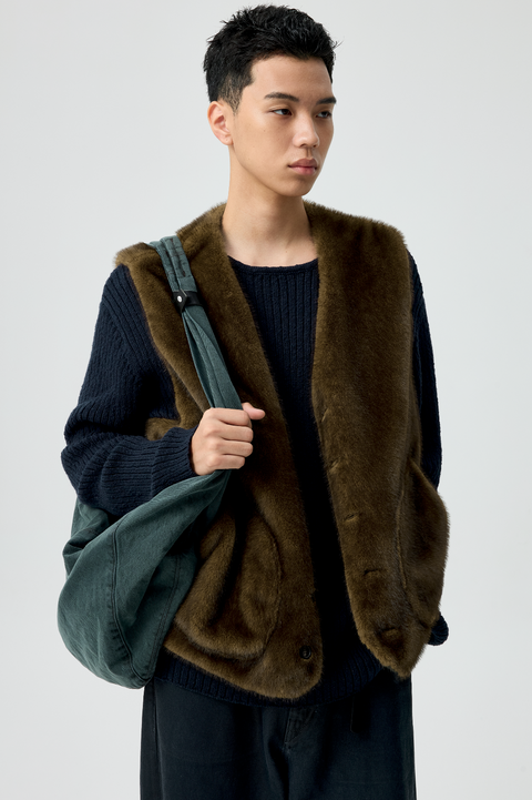 SIMPLE PROJECT GARMENT-DYED BAG