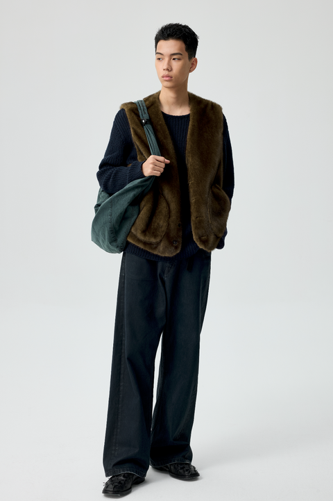 SIMPLE PROJECT GARMENT-DYED BAG