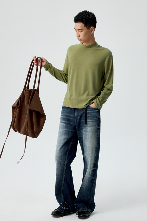 SIMPLE PROJECT SLOUCHY SUEDE TOTE