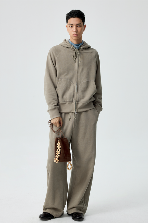 SIMPLE PROJECT SUEDE BUCKET BAG