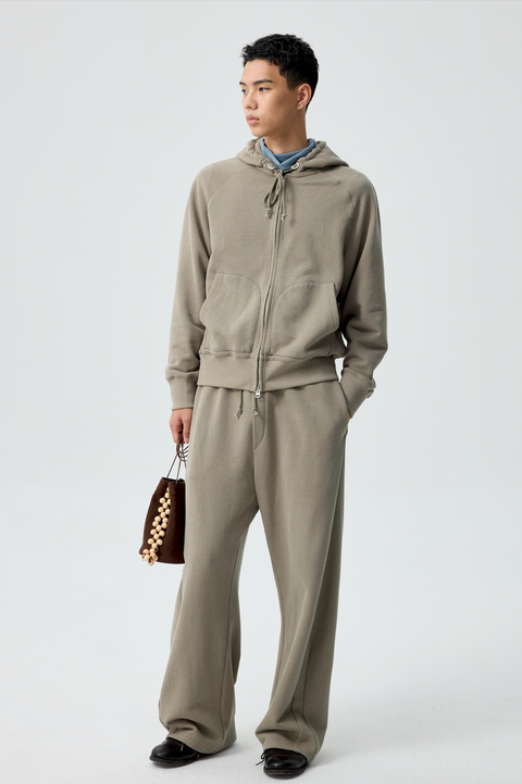 SIMPLE PROJECT SUEDE BUCKET BAG