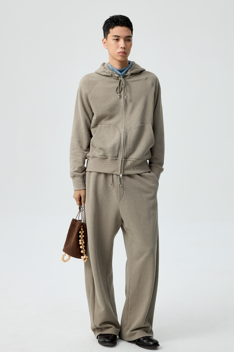 SIMPLE PROJECT SUEDE BUCKET BAG