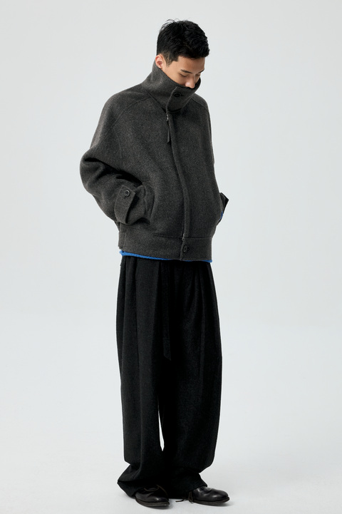 SIMPLE PROJECT RUFFLED TROUSERS