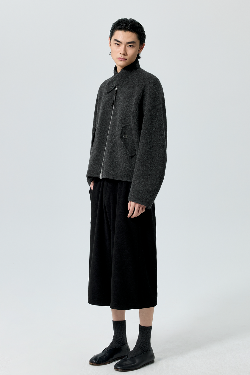 SIMPLE PROJECT WOOL HARRINGTON JACKET – Remold Lab