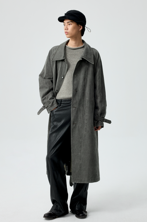 SIMPLE PROJECT COATED COAT