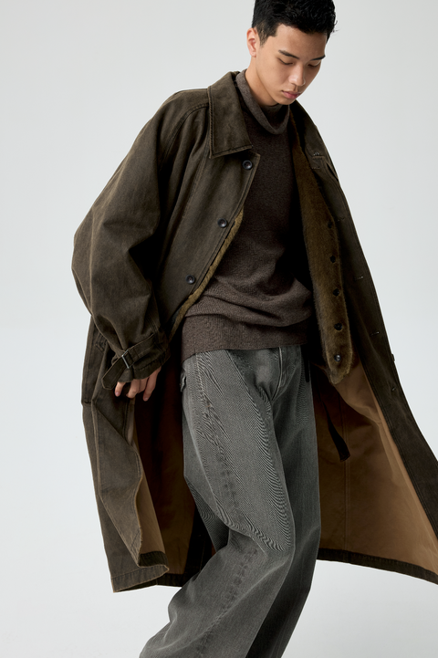 SIMPLE PROJECT COATED COAT