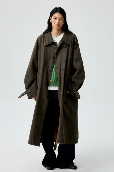 SIMPLE PROJECT COATED COAT