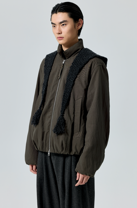 SIMPLE PROJECT KNITTED HOODED SCARF