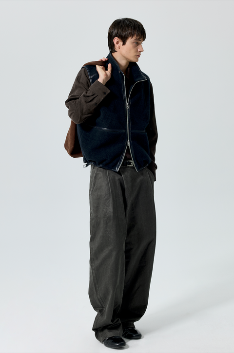 SIMPLE PROJECT COATED TROUSERS