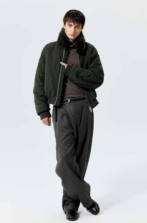 SIMPLE PROJECT COATED TROUSERS