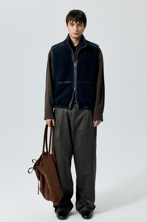 SIMPLE PROJECT COATED TROUSERS