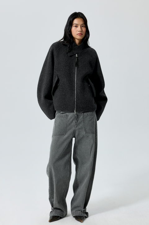 SIMPLE PROJECT BELTED TROUSERS