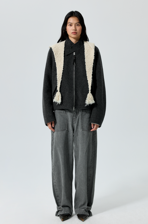 SIMPLE PROJECT BELTED TROUSERS