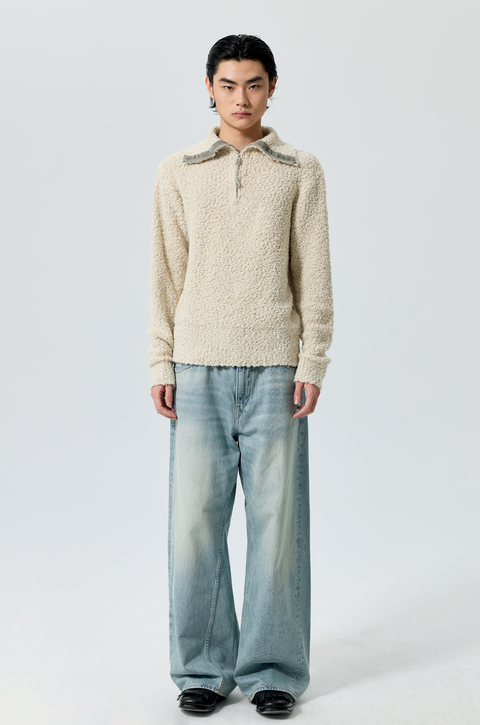 SIMPLE PROJECT KAIHARA WASHED JEANS