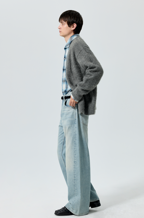 SIMPLE PROJECT KAIHARA WASHED JEANS