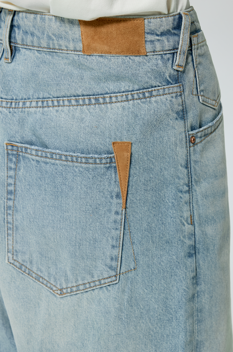 SIMPLE PROJECT KAIHARA WASHED JEANS