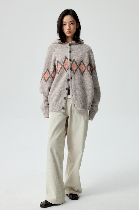 SIMPLE PROJECT JACQUARD SWEATER