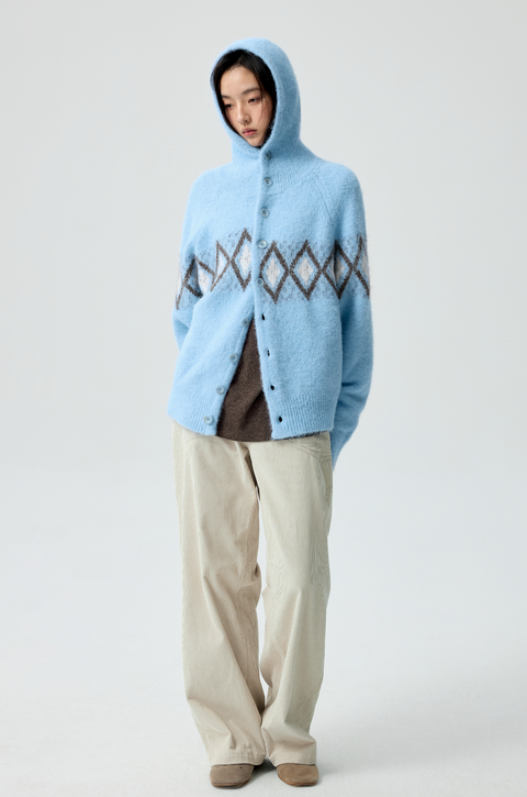 SIMPLE PROJECT JACQUARD SWEATER