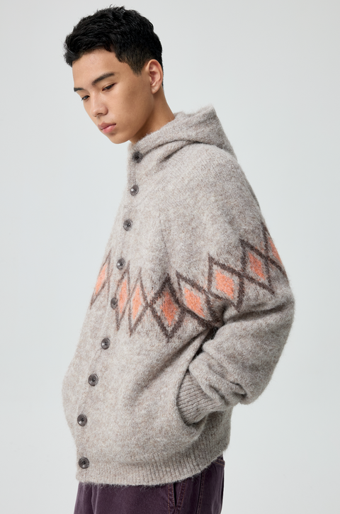 SIMPLE PROJECT JACQUARD SWEATER