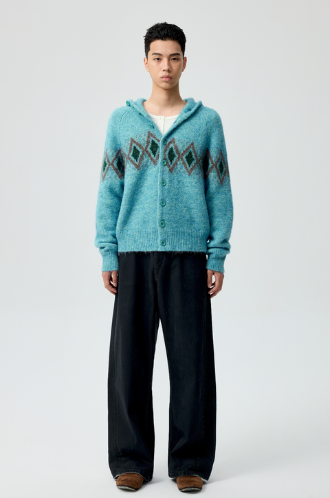 SIMPLE PROJECT JACQUARD SWEATER