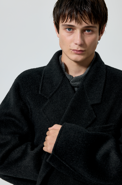 SIMPLE PROJECT WOOL CHESTER COAT