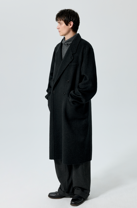 SIMPLE PROJECT WOOL CHESTER COAT