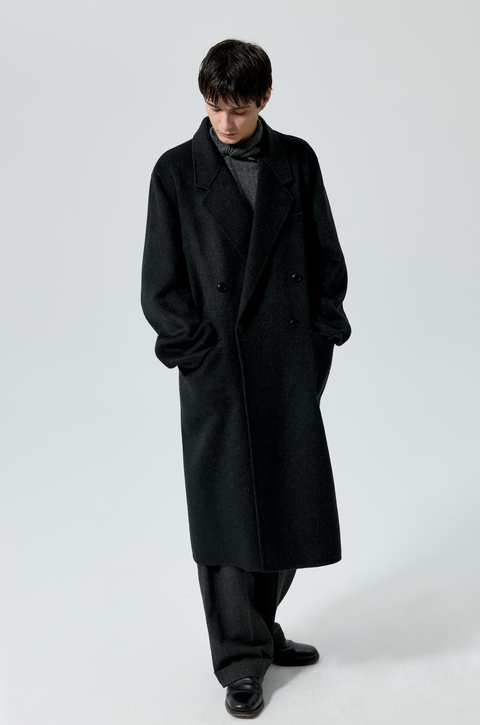 SIMPLE PROJECT WOOL CHESTER COAT
