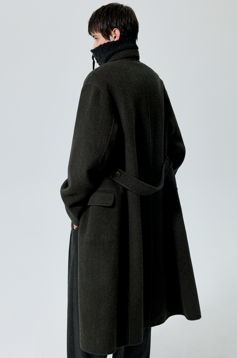 SIMPLE PROJECT WOOL CHESTER COAT