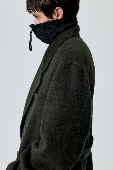 SIMPLE PROJECT WOOL CHESTER COAT
