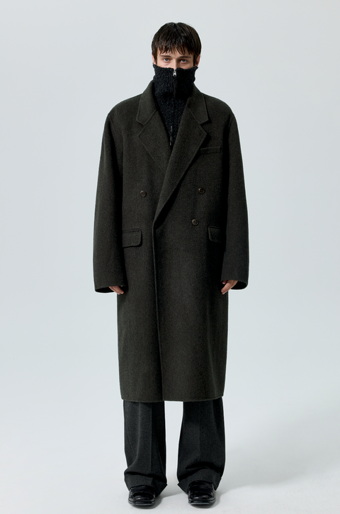 SIMPLE PROJECT WOOL CHESTER COAT