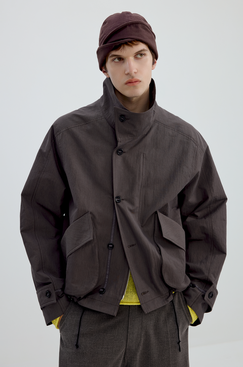 SIMPLE PROJECT HIGH-NECK JACKET