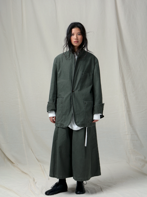 VAPOURBLUE WASHED BLAZER